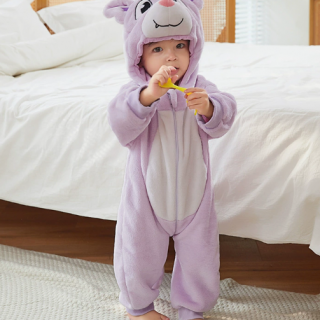 Baby Animal Hooded Rompe